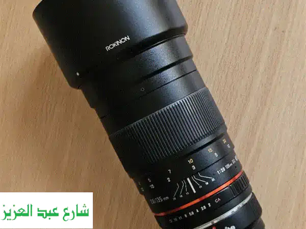 Rokinon 135mm f/2 (كانون/سوني فول فريم) - عدسة...