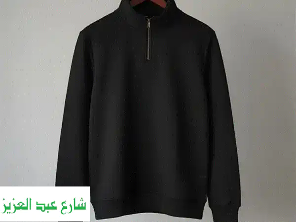 هودي نص سوسته رجالي: سويت شيرت قطن ملتون مريح وعصري | الأناقة والراحة في قطعة واحدة!