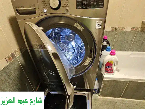 LG Twinwasher الكورية: نظافة فائقة بـ TrueSteam ومحرك 6 Motion DD