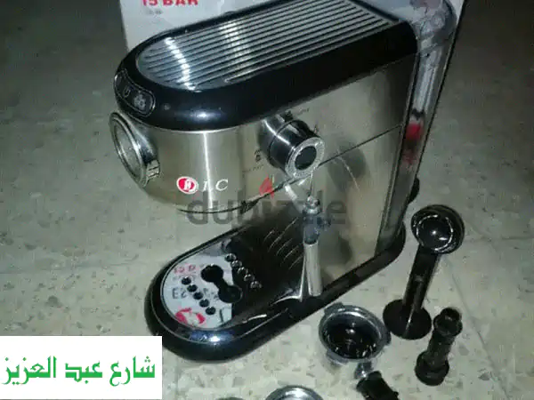 ماكينة قهوة اسبريسو وكابتشينو احترافية | مضخة باريستا 15 بار لقهوتك المثالية