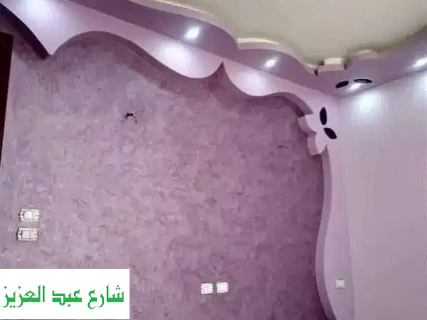 نقاش محترف 6 أكتوبر: تشطيب داخلي متكامل بلمسة فنية وألوان عصرية