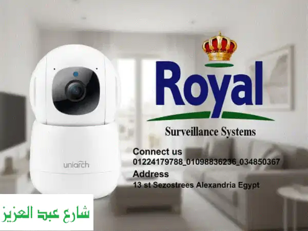 كاميرا سمارت Uniarch WiFi متحركة بميك وسبيكر: أمان بيتك...