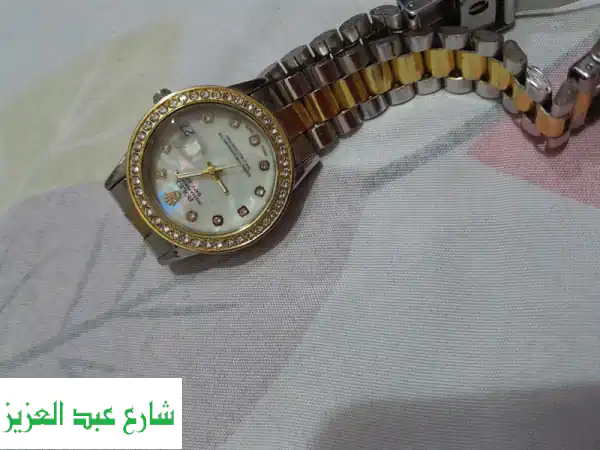 فرصة ذهبية: ساعة رولكس 'براند' استعمال خفيف كالجديد...