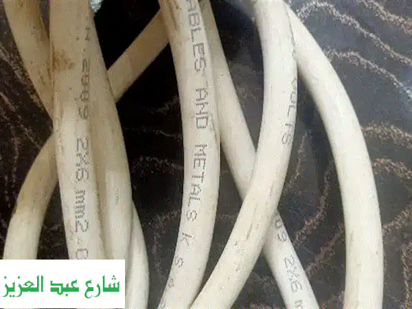 سلك كهرباء نحاس 2*6 مم ترمو سعودي: الأمان والجودة لمشاريع البناء والصناعة