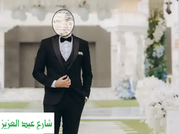 بدلة فرح رجالي فاخرة (M-L) بحالة ممتازة - مستعملة...