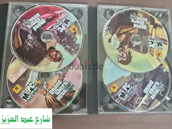 Grand Theft Auto V PC جديد كليًا: 7 أقراص أصلية - فرصتك للمغامرة!