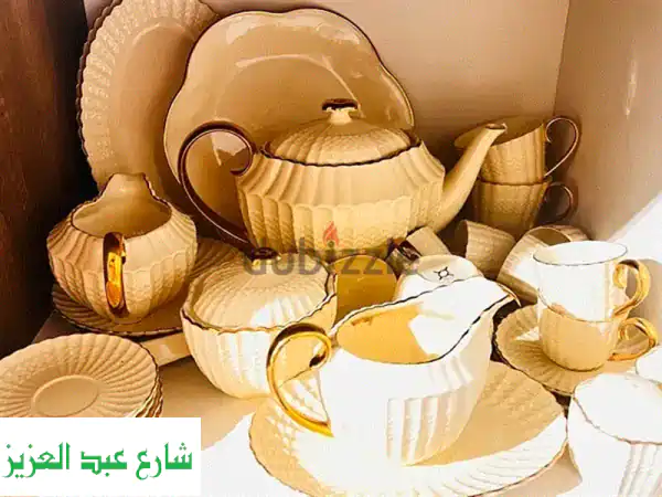 طقم سفرة صيني٦٢ قطعة من المرشدي