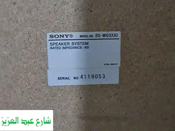 صب ووفر سوني أصلي: صوت بيز قوي وعميق | العبور | 2500 جنيه