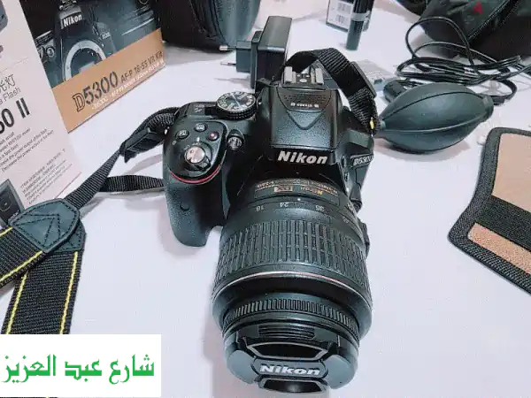 صفقة العمر! كاميرا Nikon D5300 الاحترافية - حزمة...