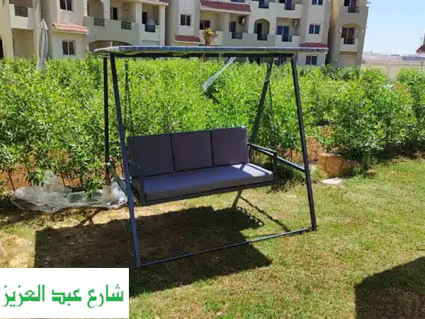 مرجيحة حديد العمر الافتراضي: 600 كجم، ضد الشمس والماء! سعر المصنع من A.Y.S rattan