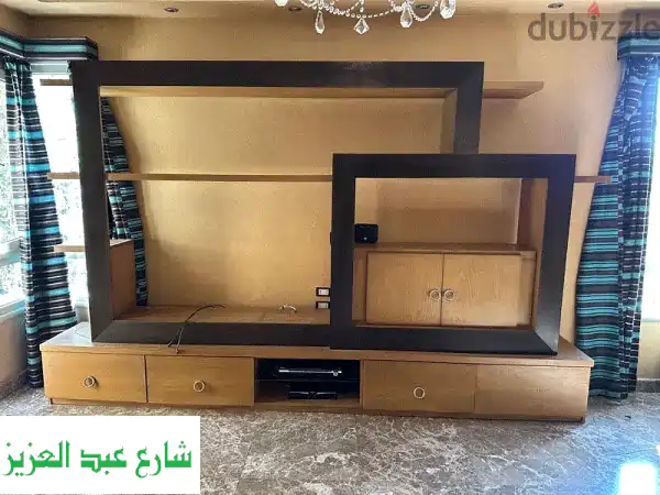 مكتبة تليفزيون خشب أرو ماسيف فاخرة 3.60م | جودة،...