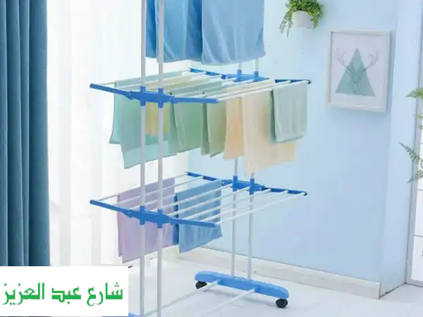 منشر غسيل واستاند ملابس 3 دور مستورد: أناقة،...