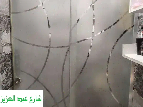 شاور روم سكوريت فاخر 110x200 سم | زجاج ليزر مقاوم...