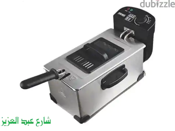 وداعاً لفوضى الزيت! قلاية كهربائية 3-5 لتر: طعام...