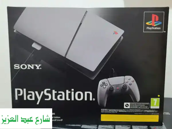 PS5 Slim 30th Anniversary - إصدار محدود! جهاز جديد كلياً ✨