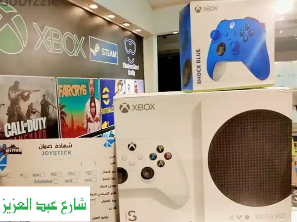 Xbox Series S بحالة ممتازة - 512GB - العب بأعلى جودة! (الهرم...