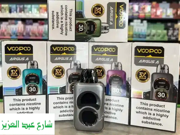 Voopoo Argus A Pod: تجربة تبخر فريدة مع أحدث جهاز فيب متبرشم من فووبو!