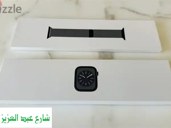 Apple Watch Series 8 (ستانلس ستيل رمادي - بحالة ممتازة) - سعر...