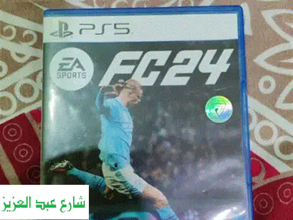 🎮 FC 24 مستعملة كجديدة! 🏆  فرصة ذهبية لعشاق كرة القدم