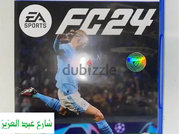 🎮 FC 24 مستعملة كجديدة! 🏆  فرصة ذهبية لعشاق كرة القدم