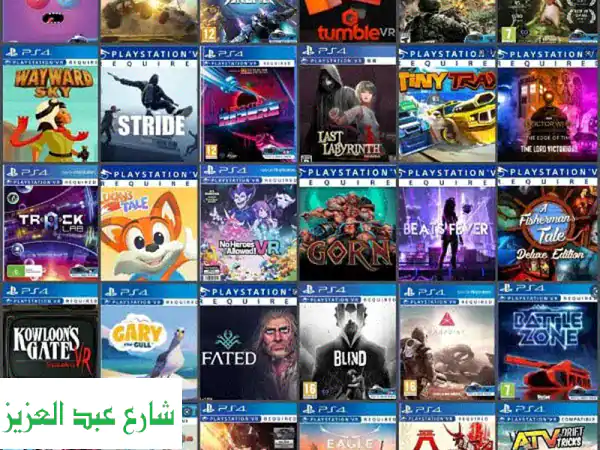 استمتع بعالم الواقع الافتراضي مع ألعاب PS4 VR! 10 ألعاب مجانية + توصيل!