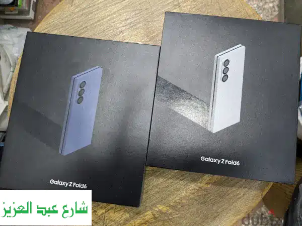 Galaxy Z Fold 6 ثنائي الشريحة 512GB أزرق تيتانيوم - جديد كلياً!...