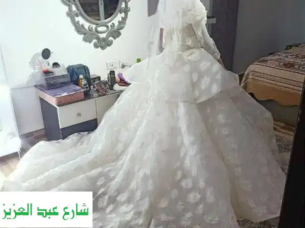 فستان زفاف أحلامك -  مناسب لمقاسات 60-110 كيلو! ✨