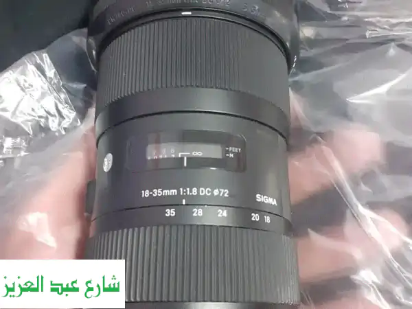 عدسة سيجما آرت 18-35mm f/1.8 لنيكون - كالجديدة! (17500 جنيه)