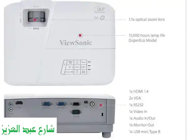 بروجيكتور ViewSonic PA503X ✨ شبه جديد! جودة سينمائية في منزلك