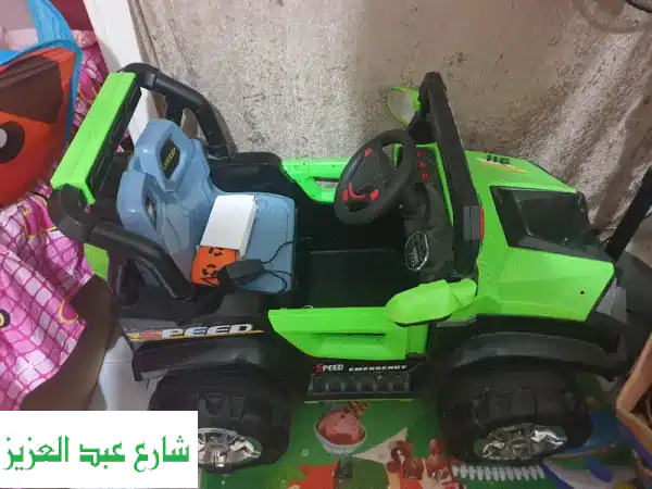 عربة أطفال كهربائية + دراجة هوائية! هدية...