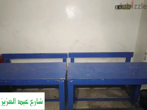 مجموعة أثاث حضانة/مركز تعليمي كاملة - 12 مكتب وكرسي...