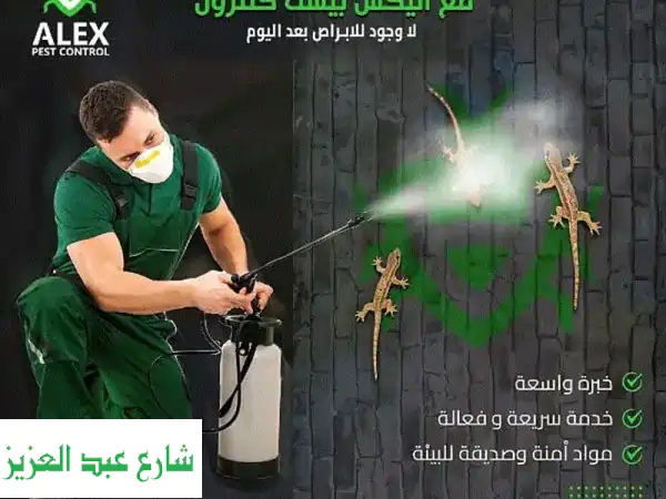 مكافحة حشرات وقوارض الرحاب: حلول آمنة وفعالة 100%...