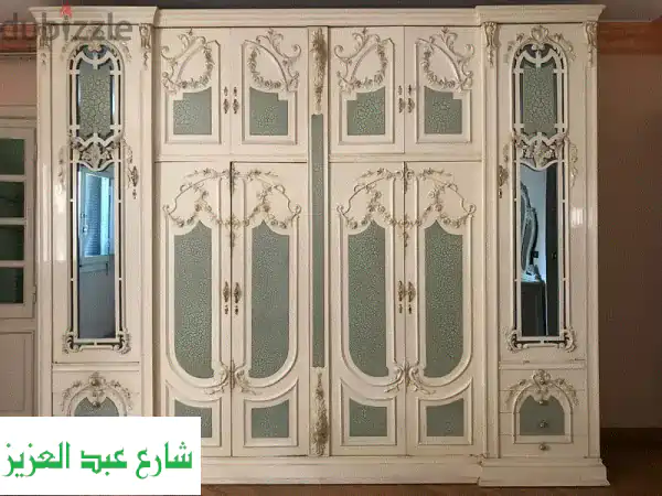 غرفة نوم دمياطي فاخرة من خشب الزان الأحمر - تصميم...