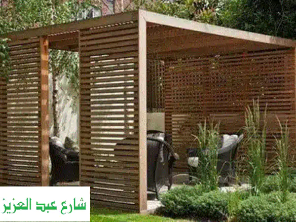 تندات خشب سويدي-فلندي فاخرة: ابتكار الراحة والجمال في حديقتك