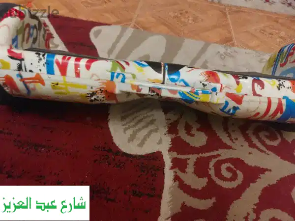 هافر بورد (Hoverboard) كالجديد! بلوتوث، ليزر، إضاءة - فرصة...