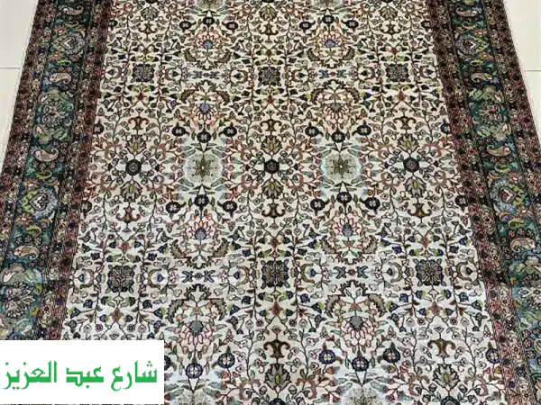 سجاد يدوي فاخر: تحفة فنية تُضفي أناقة على منزلك من مصنع عبده ناجي