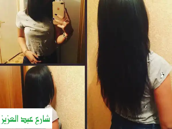 شعر روسي طبيعي 100% - إطالة شعر فاخرة بأسعار مميزة!