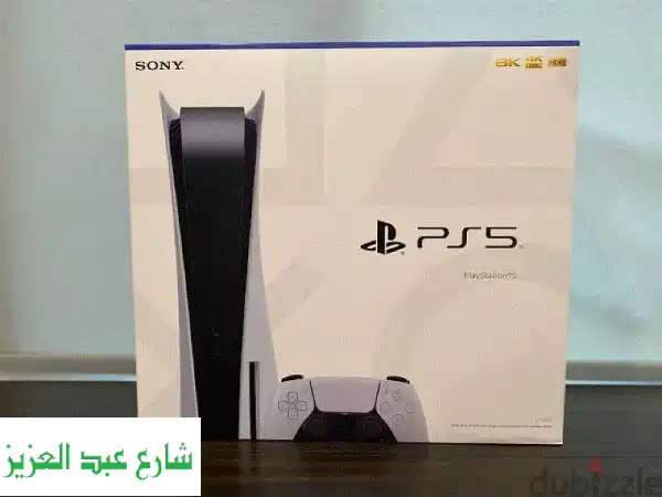 Playstation 5 ديجيتال (جديد - استخدام ٣ مرات فقط!) + ٤...