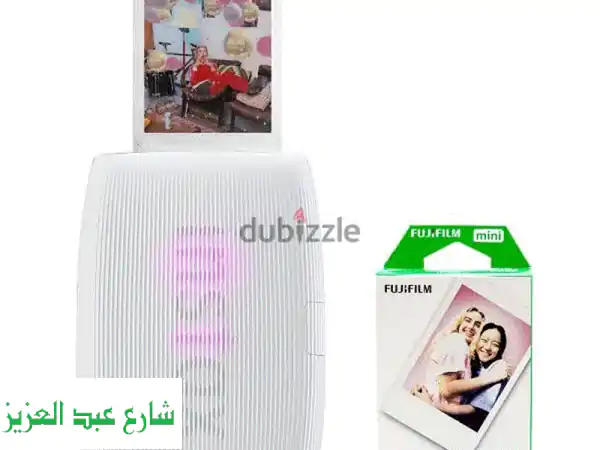 اطبع ذكرياتك! طابعة فوجي فيلم Instax Mini Link 3 بيضاء مع 10...
