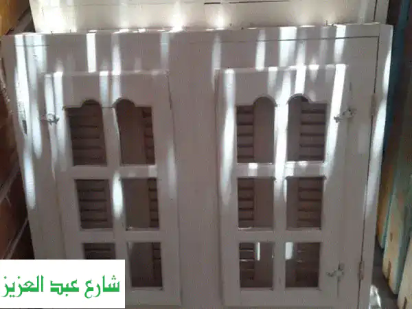 شباك ألومنيوم 1 متر جاهز للتركيب - تركيب سهل وسريع!