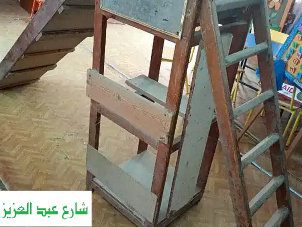 زحليقة أطفال خشبية - مثالية لحضانتك! (٣ قطع)