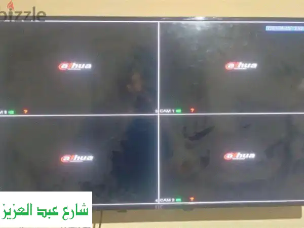 🔥 نظام مراقبة احترافي بداهوا 4 كاميرات 2 ميجابكسل...