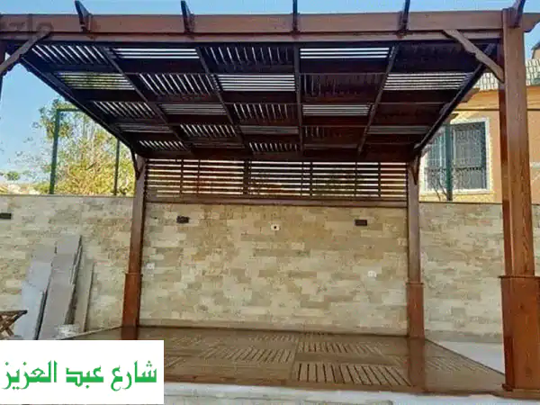 برجولات خشبية فاخرة في الإسكندرية - خصم خاص...