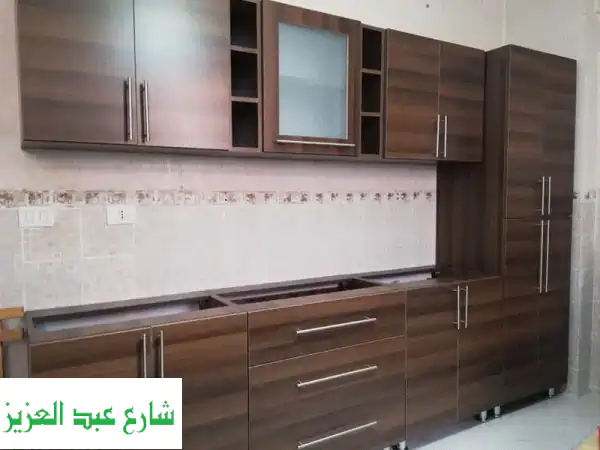 مطبخ 7 قطـــــع بالدولاب بمساحه 2.50 متر