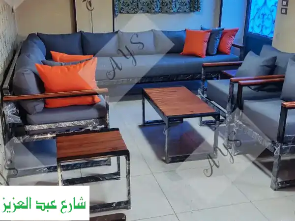 طقم حديد أثاث حديقة بالاسكندرية - أسعار لا تُصدق...