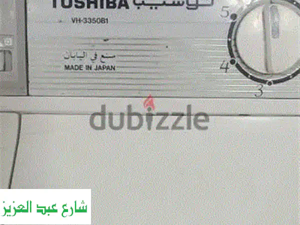 غسالة ملابس توشيبا هاف أوتوماتيك - حالة ممتازة! سعر لا يُفوّت!