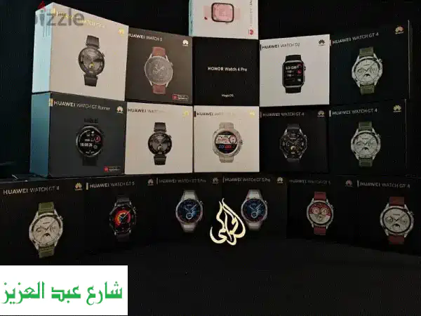 ساعات ذكية - أكبر تشكيلة من هواوي، أبل، سامسونج وأكثر!...