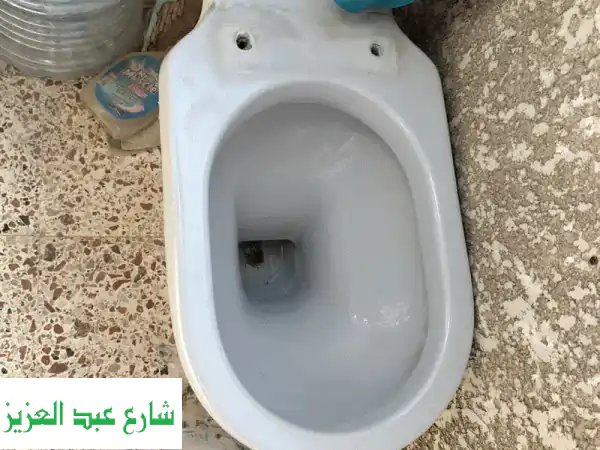 مرحاض سليم فاخر - جرافينا رصاصي بدون صندوق طرد!...