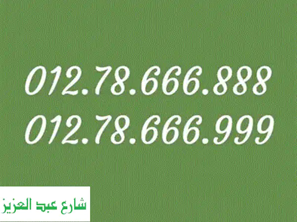 أرقام مميزة للبيع - دويتو 2222 & 4444 بسعر لا يُفوّت!