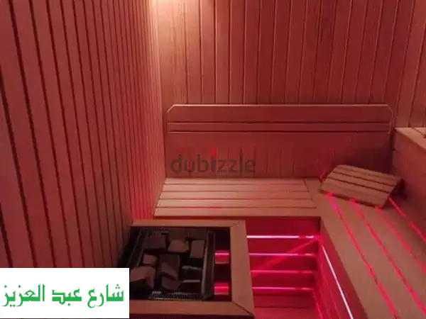 غرف ساونا خشبية فاخرة: استمتع بالاسترخاء والرفاهية...